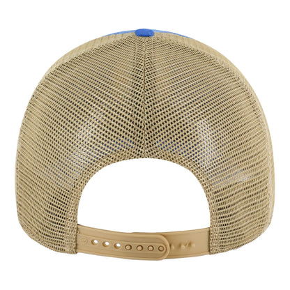 OKC Thunder 47 Brand Cross Patch Clean Up Hat in Blue - Back View