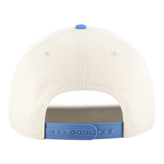 OKC Thunder 47 Brand Frame Out Hitch Hat in White - Back View