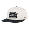 OKC Thunder 47 Brand Lunar Patch Captain Snap Hat in White - Front Left View