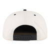 OKC Thunder 47 Brand Lunar Patch Captain Snap Hat in White - Back View