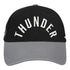OKC THUNDER PRO STANDARD MODERN ORIGINALS SNAPBACK IN BLACK - FRONT VIEW