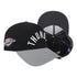 OKC THUNDER PRO STANDARD MODERN ORIGINALS SNAPBACK IN BLACK - SIDE & INSIDE VIEW