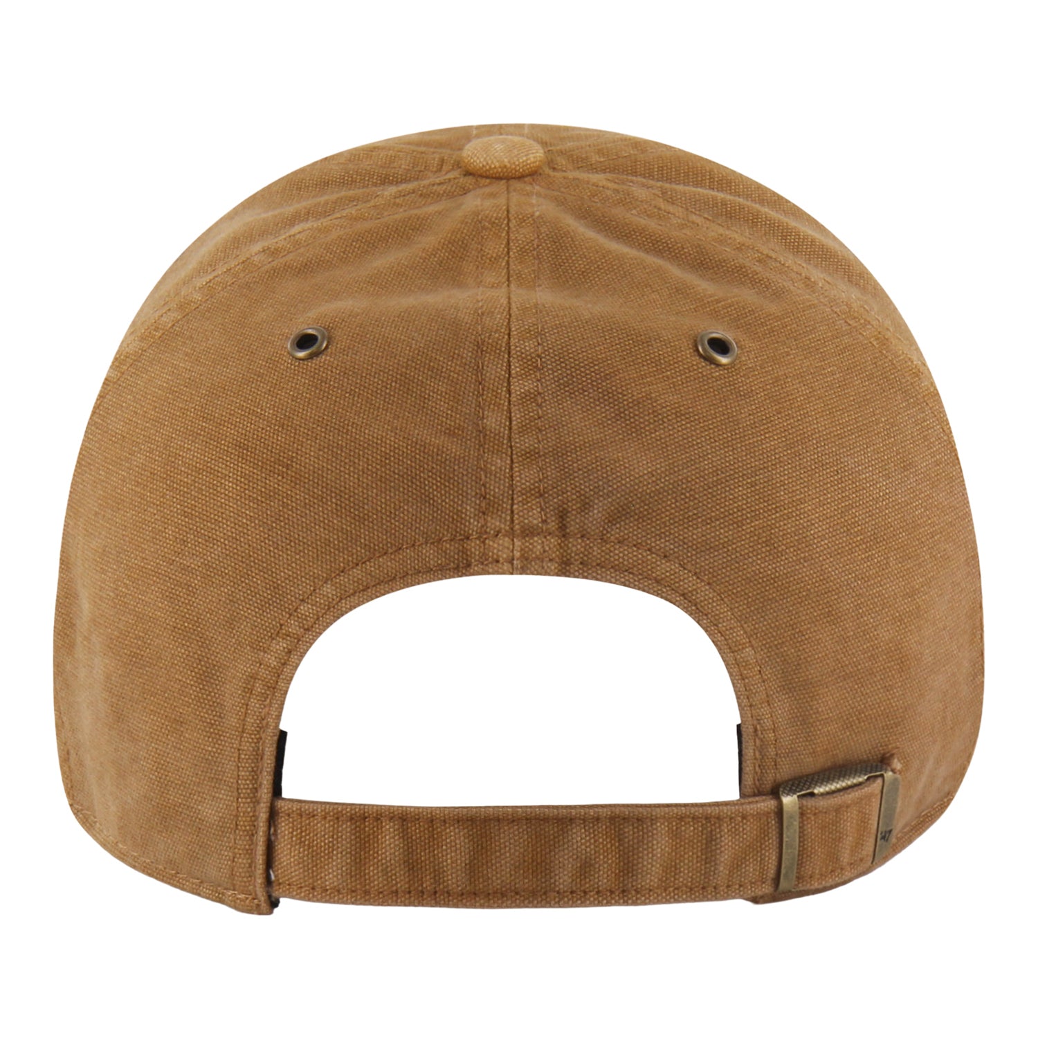 OKC Thunder 47 Brand x Carhartt Washed Clean Up Hat in Brown - Back View