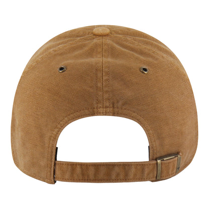 OKC Thunder 47 Brand x Carhartt Washed Clean Up Hat in Brown - Back View