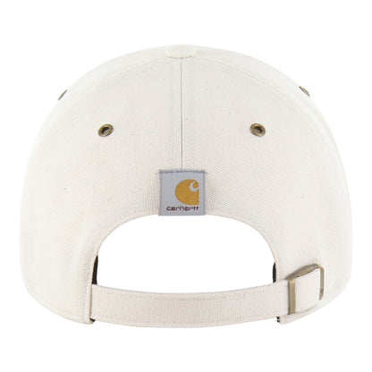 OKC Thunder 47 Brand x Carhartt Undyed Clean Up Hat in White - Back View