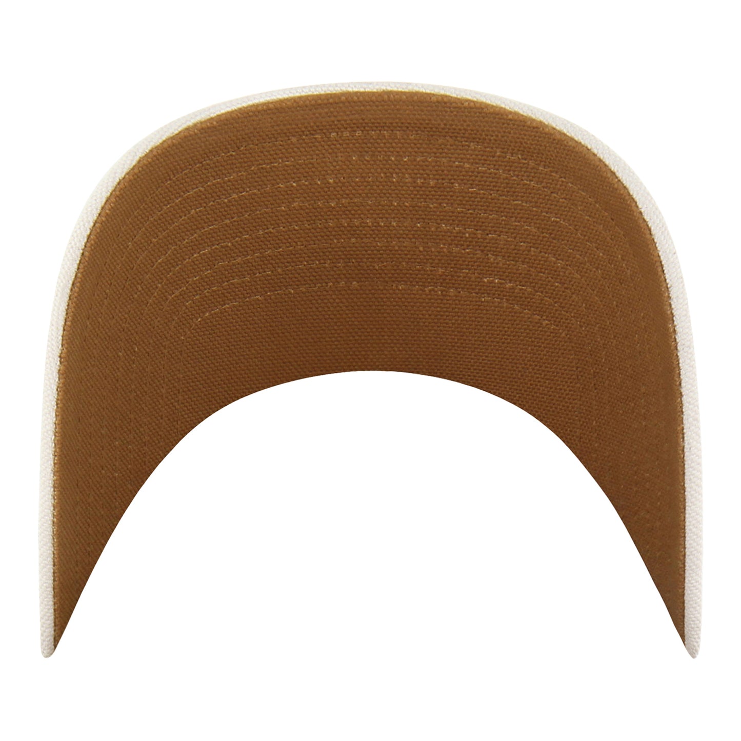 OKC Thunder 47 Brand x Carhartt Undyed Clean Up Hat in White - Underbrim View