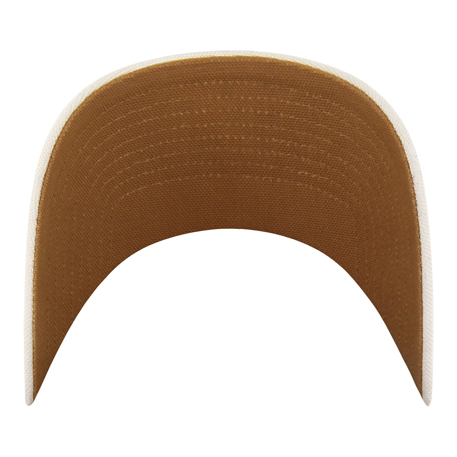 OKC Thunder 47 Brand x Carhartt Undyed Clean Up Hat in White - Underbrim View