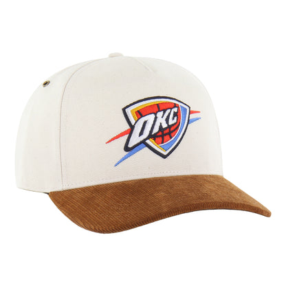 OKC Thunder 47 Brand x Carhartt Undyed Hitch Hat in White - Front Right View