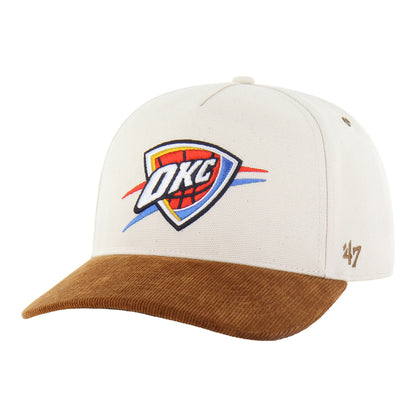 OKC Thunder 47 Brand x Carhartt Undyed Hitch Hat in White - Front Left View