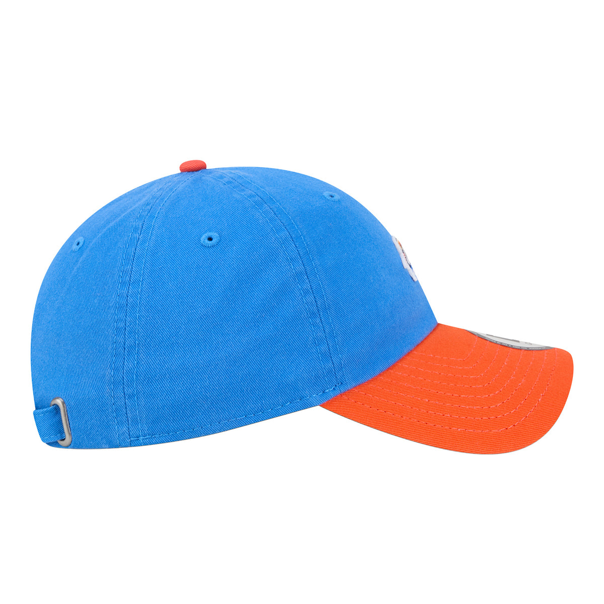 OKC Thunder New Era Casual Classic Two-Tone Mirco Logo Hat in Blue and Orange - Right Side View