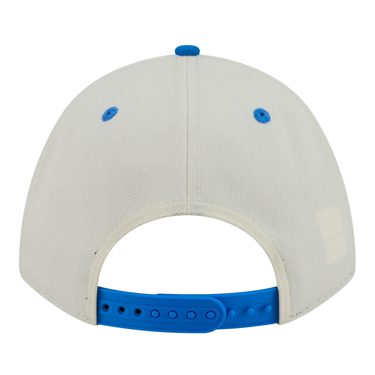 OKC Thunder New Era 9Forty A-Frame Arched Snap Hat in white - Back View