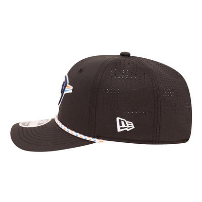 OKC Thunder New Era 9Seventy Stretch Snap Rope Black Hat