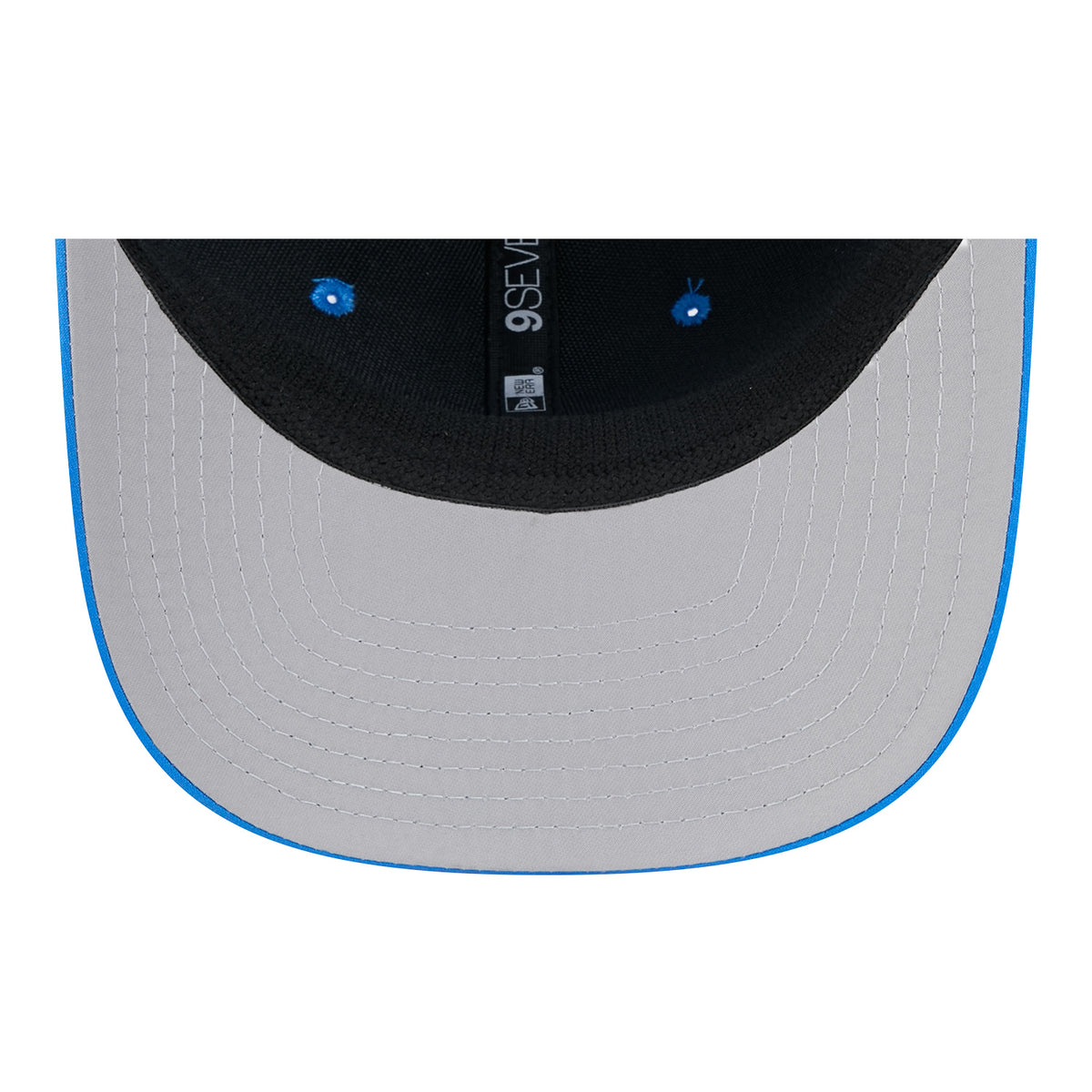 OKC Thunder New Era 9Seventy Stretch Snap Rope Blue Hat - Underbrim View