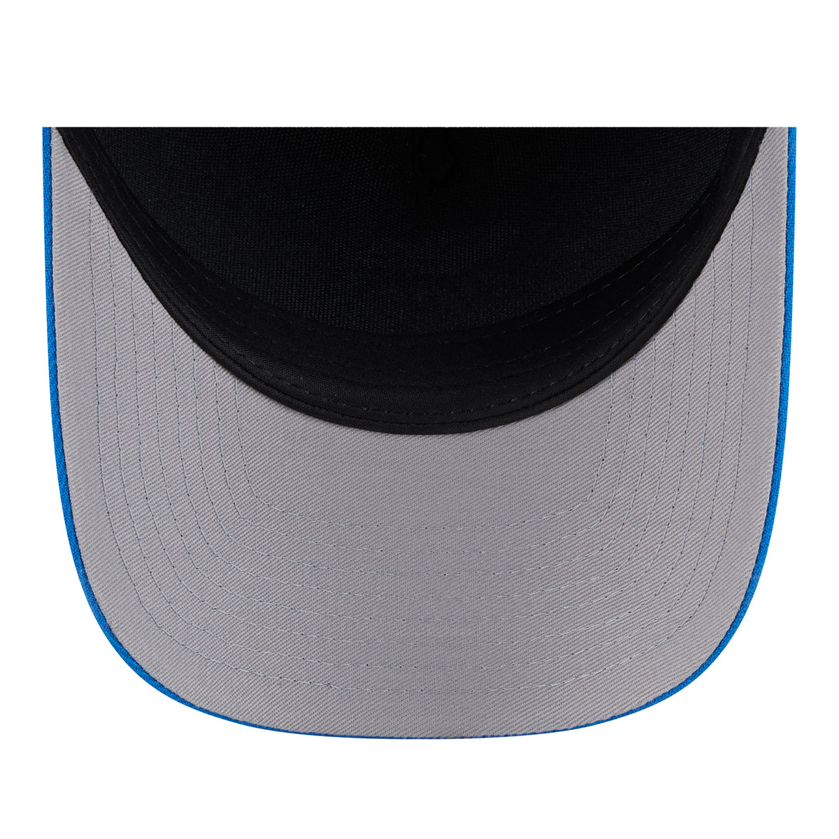 OKC Thunder New Era 9Forty A-Frame Rhinestone Patch Hat in Blue - Underbrim View