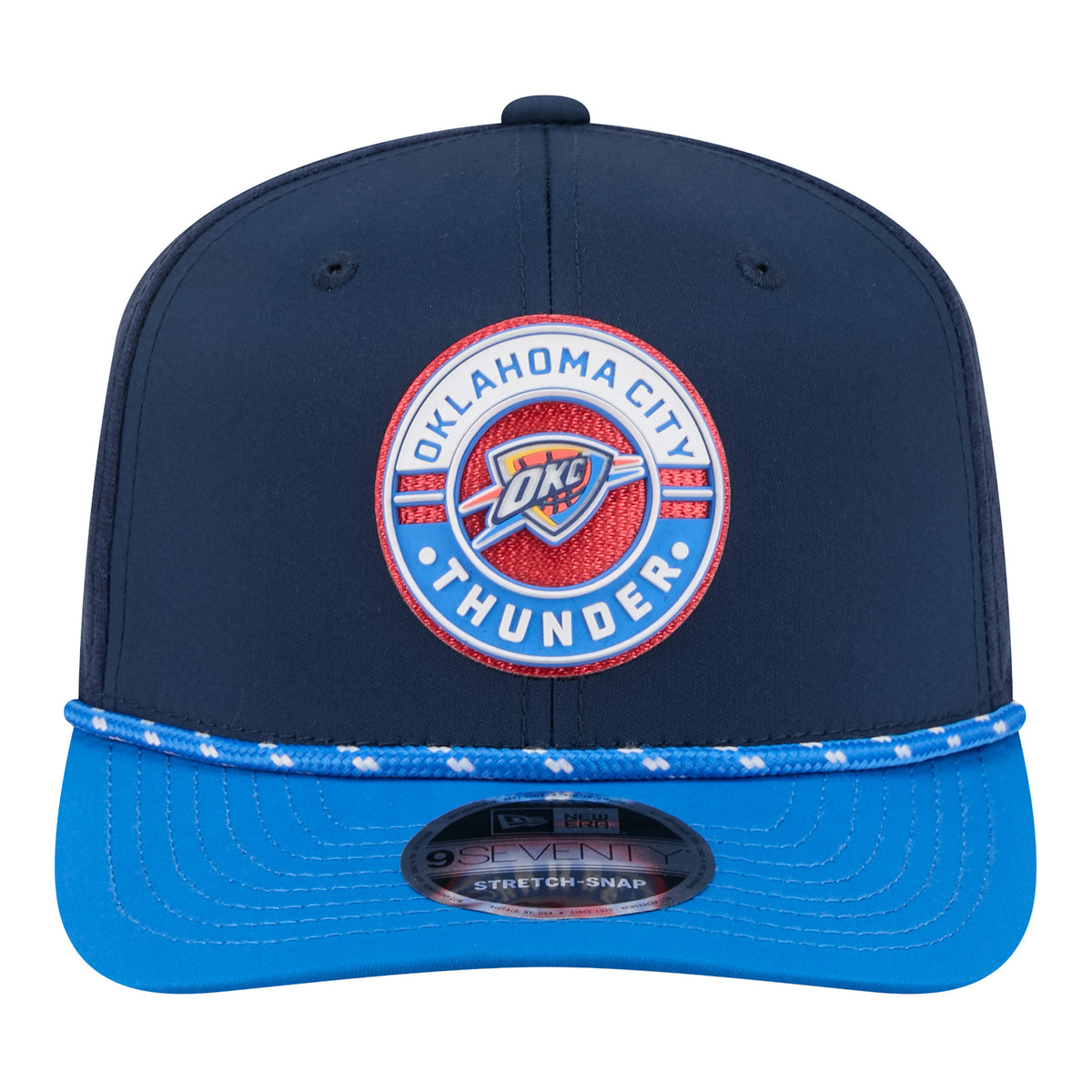 OKC Thunder New Era 9Seventy Stretch Snap Game Time Rope Hat