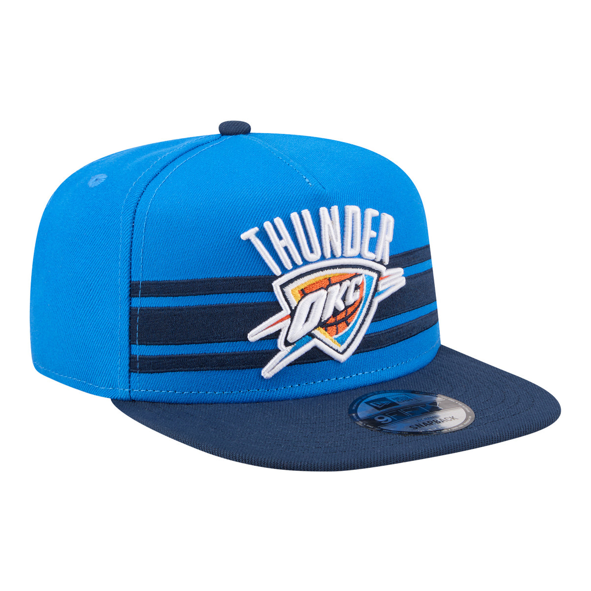 OKC Thunder New Era 9Fifty A-Frame 2026-27 NBA Tip-Off Hat in Blue - Front Right View