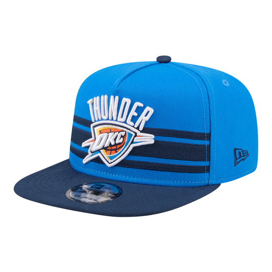 OKC Thunder New Era 9Fifty A-Frame 2026-27 NBA Tip-Off Hat in Blue - Front Left View