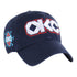 2025-26 OKC THUNDER 47 BRAND CITY EDITION CLEAN UP HAT in Navy - Front Right View