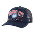 2025-26 OKC THUNDER 47 BRAND CITY EDITION HITCH HAT In Navy - Front Left View