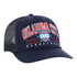 2025-26 OKC THUNDER 47 BRAND CITY EDITION HITCH HAT In Navy - Front Right View