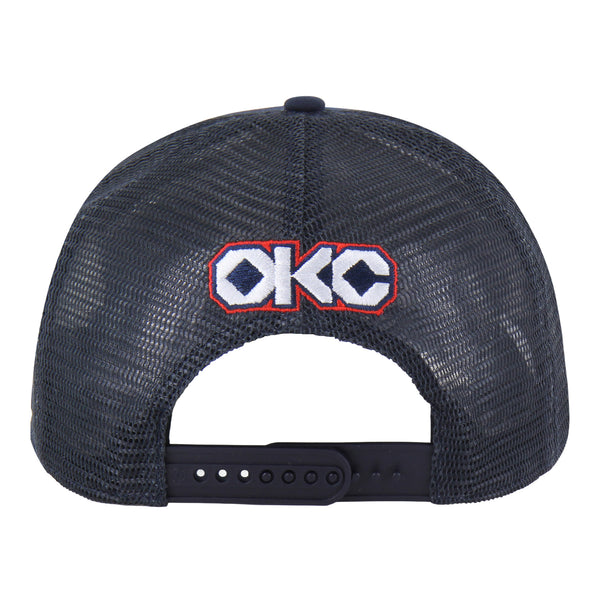2025-26 OKC THUNDER 47 BRAND CITY EDITION HITCH HAT In Navy - Back View