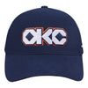 2025-26 CITY EDITION OKC THUNDER PRO STANDARD PRO PINCH SNAPBACK in Blue -  Front Banner