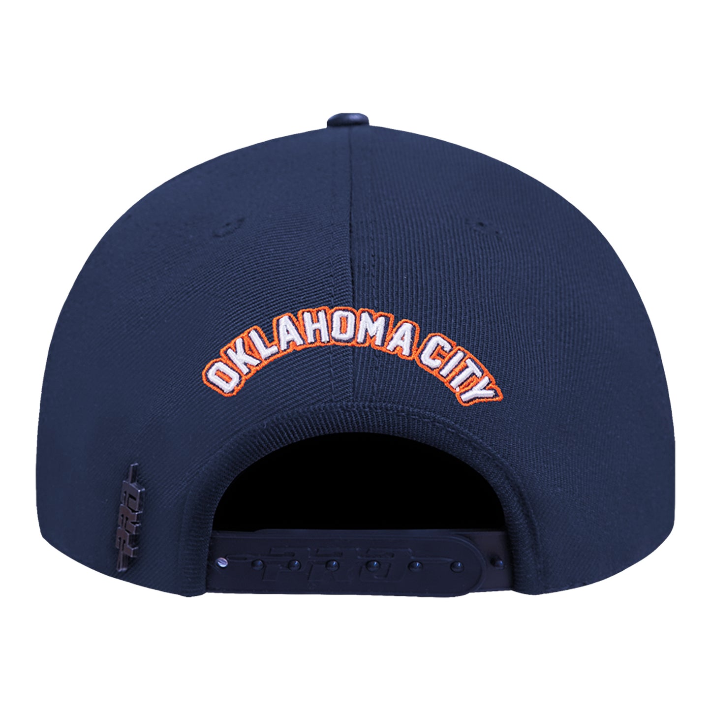 2025-26 CITY EDITION OKC THUNDER PRO STANDARD PRO PINCH SNAPBACK in Blue - Back View