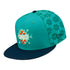 OKC Thunder New Era 9Fifty Native AOP Teal Snapback - Front Left View