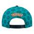 OKC Thunder New Era 9Fifty Native AOP Teal Snapback - Back View