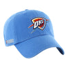 '47 BRAND THUNDER PLAYOFF CLEANUP ADJUSTABLE HAT IN BLUE - FRONT RIGHT VIEW