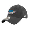 NEW ERA THUNDER 2024 PLAYOFF STACKED 920 ADJUSTABLE HAT IN GREY - FRONT LEFT VIEW