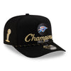 OKC Thunder 2025 NBA Champions Locker Room 950 AF Snapback in Black - Front Right View