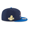 OKC Thunder 2025 NBA Championship 950 Side Patch Snapback in Blue - Right Side View