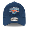 OKC Thunder 2025 WCF 920 Adjustable Hat in Blue - Front View