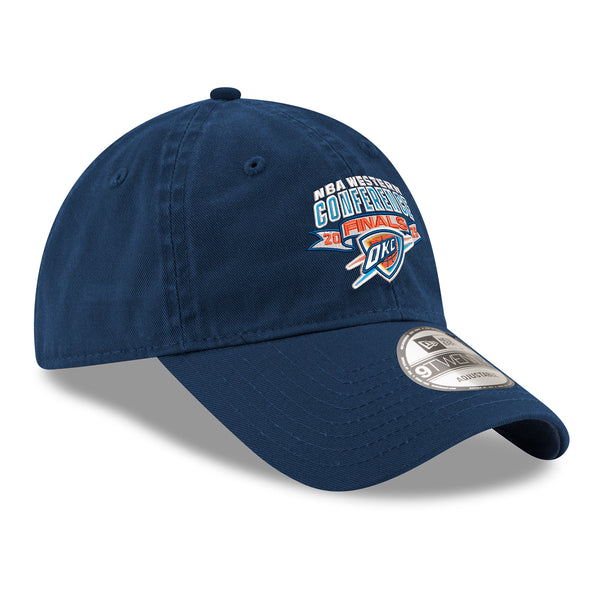 OKC Thunder 2025 WCF 920 Adjustable Hat in Blue - Front Right View