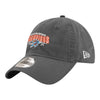 OKC THUNDER 2025 WCF CHAMPIONS 920 ADJUSTABLE HAT in Grey - Front Left View
