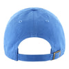 OKC Thunder 2025 NBA Championship Cleanup Adjustable Hat in Blue - Back View