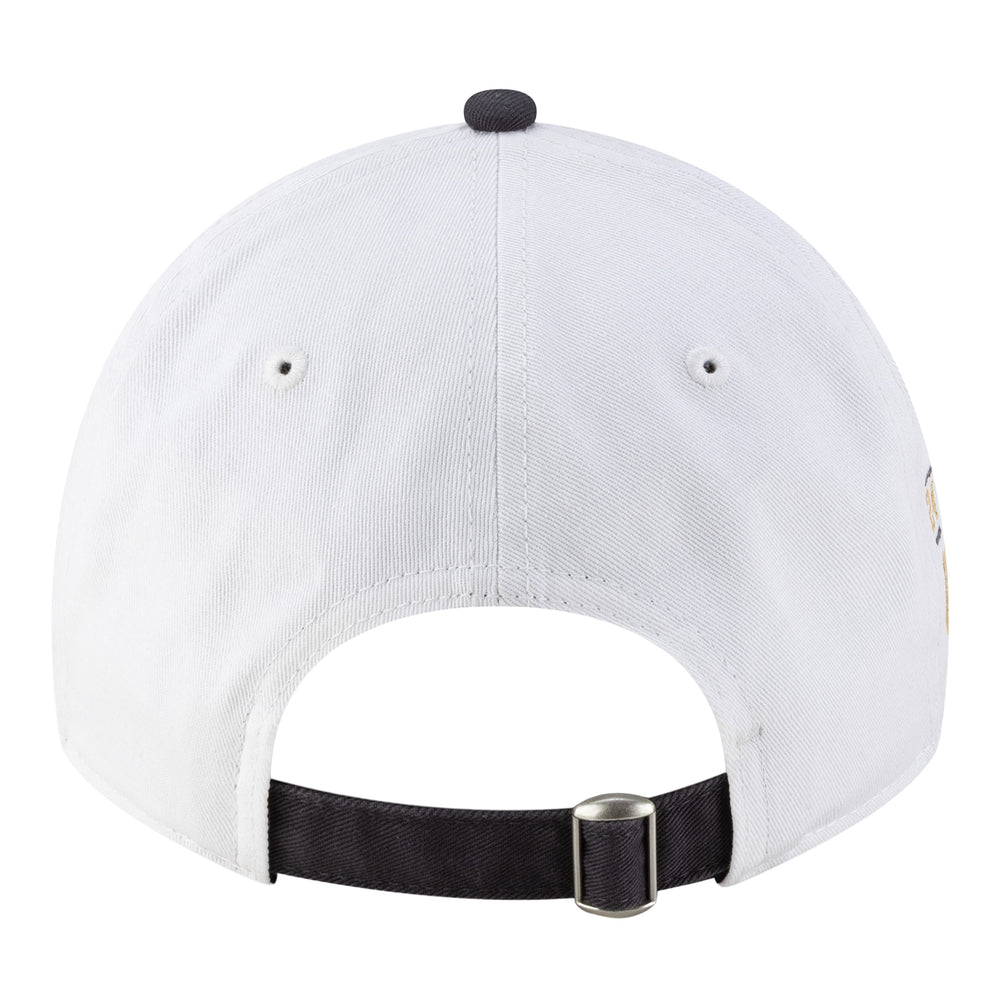 OKC THUNDER NEW ERA RING CEREMONY 920 ADJUSTABLE HAT in White - Back View