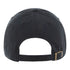 OKC THUNDER 2024-25 CHAMPIONS SCRIPT CLEAN UP HAT in Black - Back View