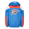 OKC THUNDER STARTER RETRO NYLON 1/4 ZIP JACKET