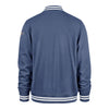 OKLAHOMA CITY THUNDER 47 BRAND CAMDEN FLEECE TRACK JACKET IN BLUE - BACK VIEW