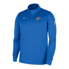 OKC Thunder Nike Coaches 1/4-Zip Jacket in Blue - Front View