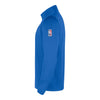 OKC Thunder Nike Coaches 1/4-Zip Jacket in Blue - Side View