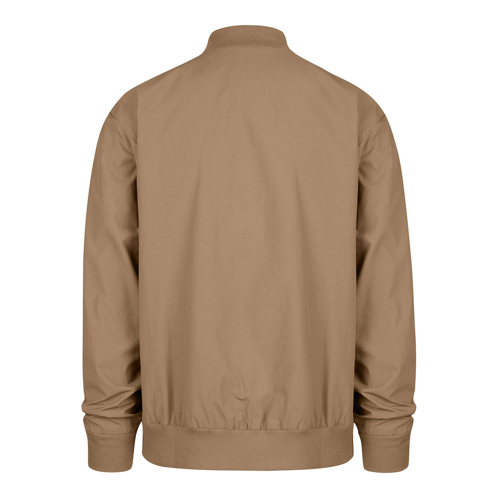 OKC THUNDER 47 BRAND FOUNDATION TWILL BOMBER JACKET in Brown - Back View