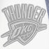 OKC Thunder Pro Standard Colorblock Varsity Jacket in Black - Sleeve Detail