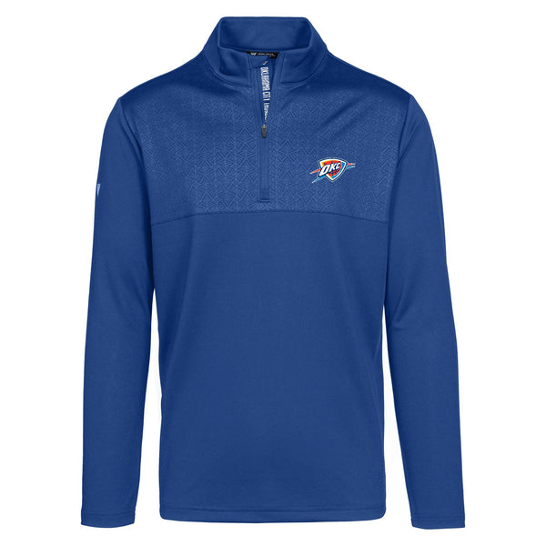OKC THUNDER TRUTH QUARER-ZIP POLO JACKET