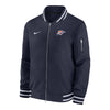 OKC THUNDER NIKE RIBBED BOMBER JACKET
