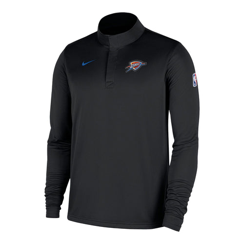 OKC Thunder Nike Shield Black Quarter Zip