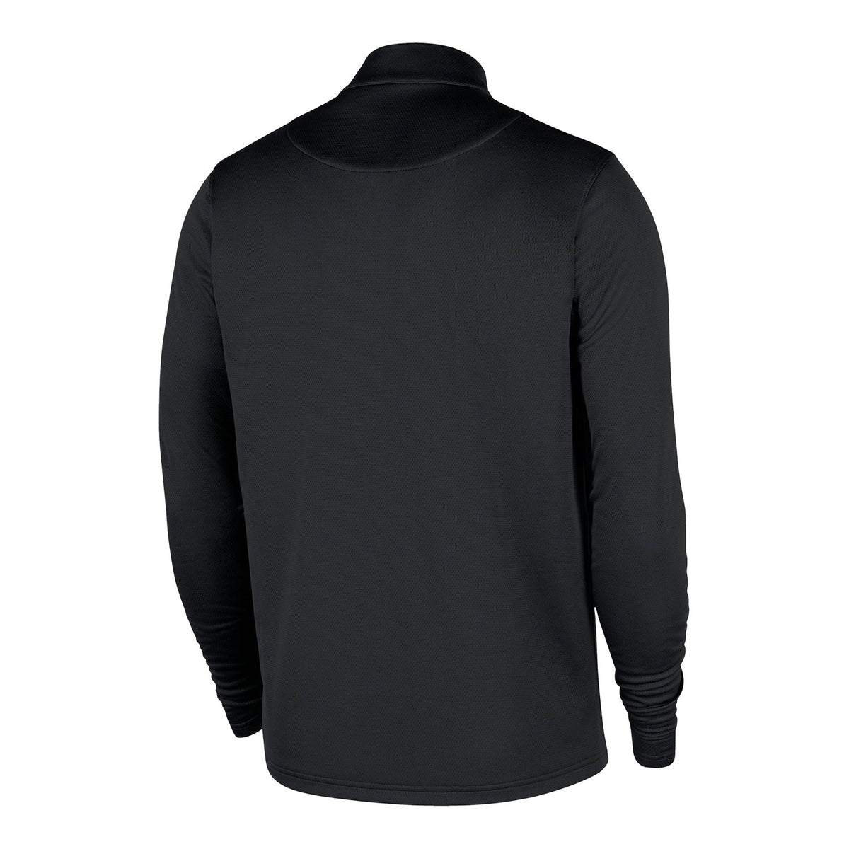 OKC Thunder Nike Shield Black Quarter Zip in Black - Back View