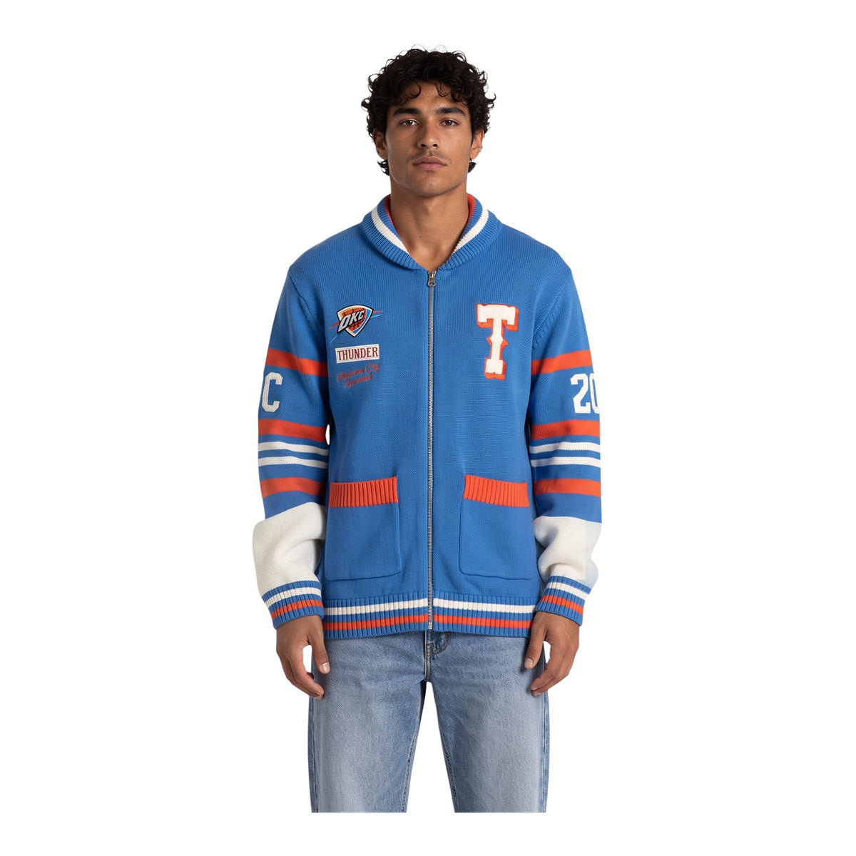 OKC Thunder Wild Collective Jacquard Sweater